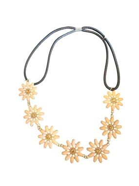 Peach Floral Statement headband - Women Jewelry